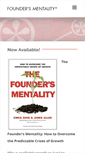 Mobile Screenshot of foundersmentality.com